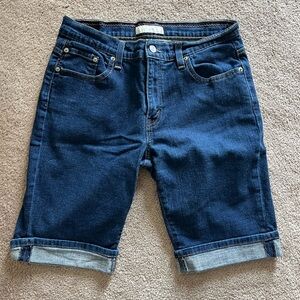 Levi's Classic Indigo Denim Shorts